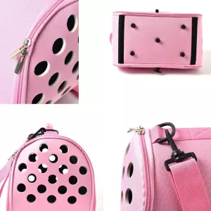 Přenosná taška pro domácí mazlíčky Cats and Dogs Go Out, rozměr: 43×25×26 cm (černá) TopTechnology