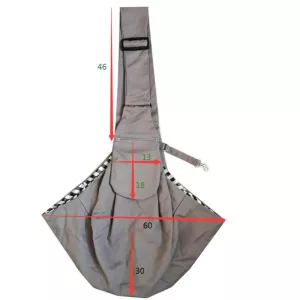 Batoh pro přenášení domácích zvířat s nastavitelným popruhem (černý) TopTechnology Batoh pro přenášení domácích zvířat s nastavitelným popruhem (černý) TopTechnology