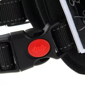 Hrudní popruh pro psy Soft Thicken, velikost M (50-65cm)(Černý) TopTechnology