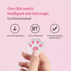 HYC09 Mini Pet Smart Wear GPS Pet Bluetooth Locator Tracker (Tmavě Modrý) TopTechnology