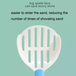 Lopatka na kočičí stelivo - nástroj na úklid exkrementů (šedá + zelená) TopTechnology Lopatka na kočičí stelivo - nástroj na úklid exkrementů (šedá + zelená) TopTechnology