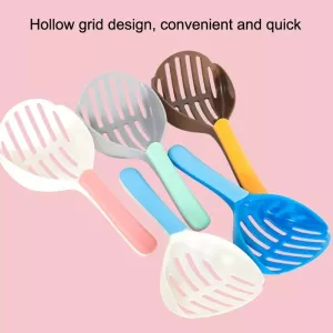 Lopatka na kočičí stelivo - nástroj na úklid exkrementů (šedá + zelená) TopTechnology Lopatka na kočičí stelivo - nástroj na úklid exkrementů (šedá + zelená) TopTechnology