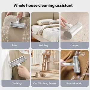 Nástroj na odstraňování srsti pro domácí zvířata – opakovatelný lint roller pro kočky a psy (světle hnědý) TopTechnology Nástroj na odstraňování srsti pro domácí zvířata – opakovatelný lint roller pro kočky a psy (světle hnědý) TopTechnology