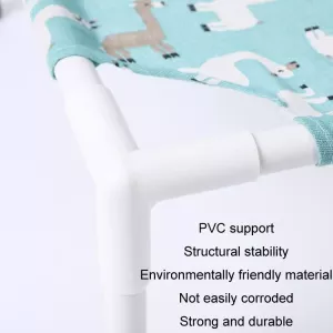 Pet Bed 47x52cm - Bílé Kočičí Hlavy, Pratelné a Skládací TopTechnology Pet Bed 47x52cm - Bílé Kočičí Hlavy, Pratelné a Skládací TopTechnology