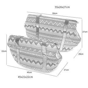 Retro taška pro přenos domácích zvířat - pohodlný batoh pro kočky a psy, velikost S 45x21x22cm (Love) TopTechnology