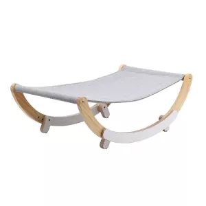 Domácí pelíšek pro kočky Solid Wood Shaker - šedý TopTechnology Domácí pelíšek pro kočky Solid Wood Shaker - šedý TopTechnology