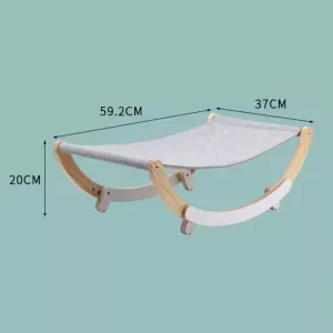 Domácí pelíšek pro kočky Solid Wood Shaker - šedý TopTechnology Domácí pelíšek pro kočky Solid Wood Shaker - šedý TopTechnology