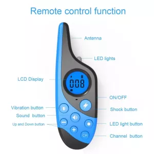 L-818 500M Na výcvik psů - dobíjecí zařízení s dálkovým ovládáním a odhalovačem psího štěkání TopTechnology