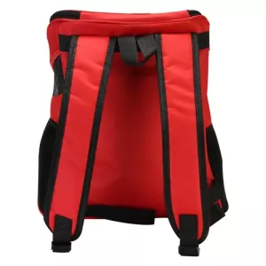 Přenosný skládací nylonový batoh pro domácí zvířata, 45 x 36 x 31 cm (Červený) TopTechnology Přenosný skládací nylonový batoh pro domácí zvířata, 45 x 36 x 31 cm (Červený) TopTechnology