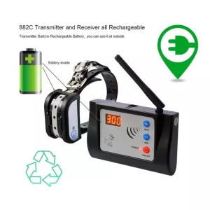 Smart Automatický Bezdrátový Plot S Dálkovým Ovládáním - Elektronický Tréninkový Obojek pro Psy (Přijímač) TopTechnology