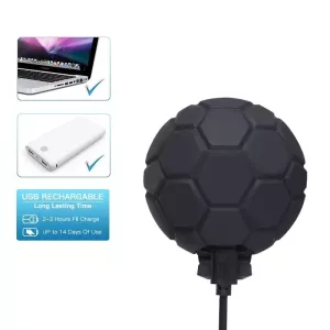 Antibarking obojek se zvukem, vibrací a elektrickým šokem (černý, EU zástrčka) TopTechnology