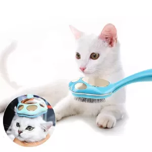 Hřeben na odstraňování chlupů pro domácí zvířata Footprint (modrý) TopTechnology Hřeben na odstraňování chlupů pro domácí zvířata Footprint (modrý) TopTechnology