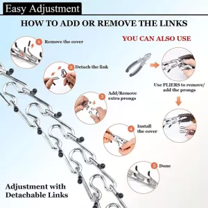 Odnímatelný výcvikový obojek pro psy s kovovou jehlou, velikost: L 3.5mm x 55cm (s víčkem) TopTechnology Odnímatelný výcvikový obojek pro psy s kovovou jehlou, velikost: L 3.5mm x 55cm (s víčkem) TopTechnology