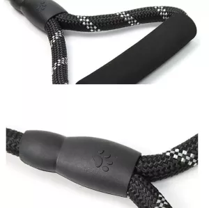 Reflexní vodítko pro střední a velké psy (černé) TopTechnology Reflexní vodítko pro střední a velké psy (černé) TopTechnology