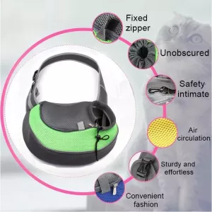 Sling taška pro psy a kočky bez rukou, reversibilní, modrá, velká TopTechnology Sling taška pro psy a kočky bez rukou, reversibilní, modrá, velká TopTechnology