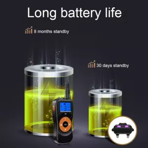 Smart elektronické dálkové ovládání pro výcvik psů, voděodolný zastavovač štěkotů pro 2 psy (oranžový) TopTechnology Smart elektronické dálkové ovládání pro výcvik psů, voděodolný zastavovač štěkotů pro 2 psy (oranžový) TopTechnology