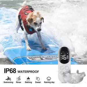 Smart vodotěsný šokový obojek pro domácí zvířata s dálkovým ovládáním na výcvik psů, velikost: pro jednoho psa (černý) TopTechnology Smart vodotěsný šokový obojek pro domácí zvířata s dálkovým ovládáním na výcvik psů, velikost: pro jednoho psa (černý) TopTechnology