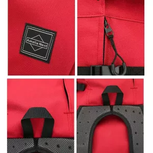 Ventilovaný a prodyšný pratelné batoh pro domácí mazlíčky, velikost: L (světle šedá) TopTechnology Ventilovaný a prodyšný pratelné batoh pro domácí mazlíčky, velikost: L (světle šedá) TopTechnology