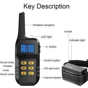 Vodotěsný elektrický trenér pro psy - mini přijímač TopTechnology Vodotěsný elektrický trenér pro psy - mini přijímač TopTechnology