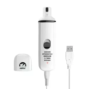 Elektrické zařízení na manikúru pro psy - Zastřihovač nehtů, nabíjecí (černý) TopTechnology Elektrické zařízení na manikúru pro psy - Zastřihovač nehtů, nabíjecí (černý) TopTechnology