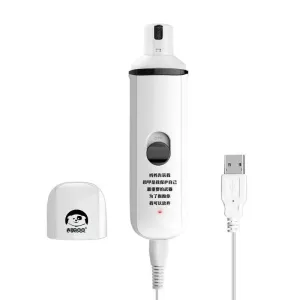 Elektrické zařízení na manikúru pro psy - Zastřihovač nehtů, nabíjecí (černý)