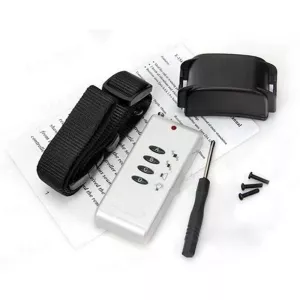 Elektrický psí výcvikový obojek na dálkové ovládání (bílý) TopTechnology