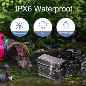 Automatické zařízení pro trénink psů - Elektronický obojek Bark Stopper pro tři psy (žlutý) TopTechnology