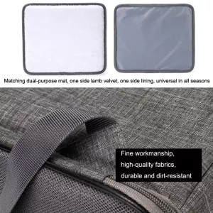 SJBB11 Taška pro domácí mazlíčky - šedá, prodyšná TopTechnology