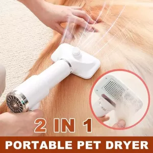 Elektrický hřeben pro kočky a psy – čisticí a sušicí zařízení (UK Plug, 3. generace, 866 bílé)