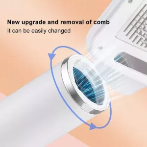 Elektrický hřeben pro kočky a psy – čisticí a sušicí zařízení (UK Plug, 3. generace, 866 bílé)