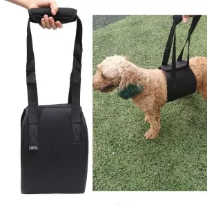 HCPET F1905 Asistentský popruh pro postižené psy, S (černý)