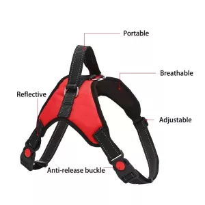 K9 Dog Adjustable Chest Strap Velikost: L (Zelená)