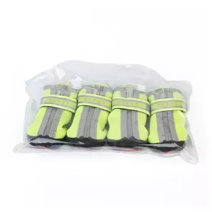 HCPET A1703 Pet Non-Slip Voděodolné Boty pro Štěňata, Velikost: Číslo 5 (Růžové) TopTechnology