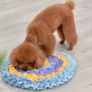 Podložka pro psy - zpomalovač krmení a antistresový polštář (žlutá) TopTechnology Podložka pro psy - zpomalovač krmení a antistresový polštář (žlutá) TopTechnology