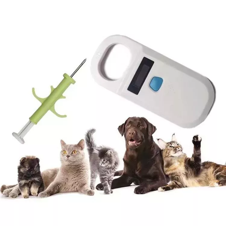 134.2KHz Přenosný čtečka identifikačních čipů pro malé zvířata TopTechnology