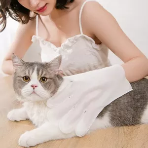 6ks / balení KIMHOME rukavice a ubrousky pro domácí zvířata bez oplachování TopTechnology