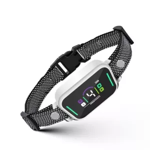Color Screen Stop Bark Dog Trainer - Pomůcka proti štěkání (Bílá)