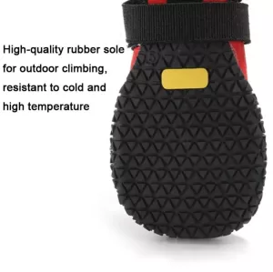 HCPET Protiskluzové a Odolné Boty pro Psy, Velikost: 3 (Černé) TopTechnology