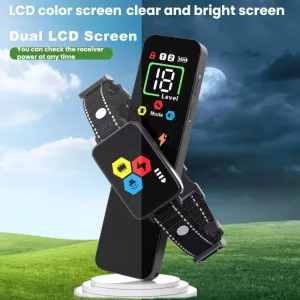 Ovladač na dálku pro výcvik psů s barevným displejem (1 set) TopTechnology Ovladač na dálku pro výcvik psů s barevným displejem (1 set) TopTechnology