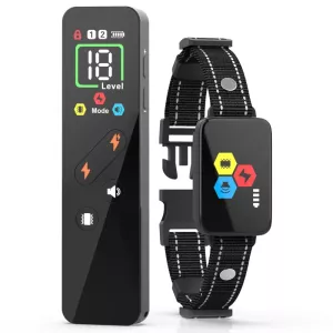 Ovladač na dálku pro výcvik psů s barevným displejem (1 set)