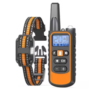 Ovládání štěkání psů na dálku s výcvikovým neoprenem (oranžový) TopTechnology Ovládání štěkání psů na dálku s výcvikovým neoprenem (oranžový) TopTechnology