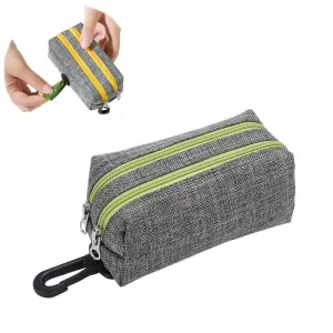 Taška na sběr psích exkrementů Outdoor Pet Waste Bag (Šedozelená, dvojitý zip) TopTechnology Taška na sběr psích exkrementů Outdoor Pet Waste Bag (Šedozelená, dvojitý zip) TopTechnology