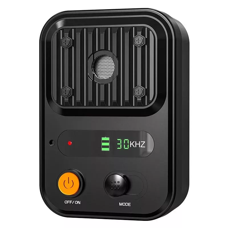 Ultrazvukové zařízení proti štěkání psů s barevným displejem (černé) - 3 úrovně TopTechnology