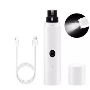 Pet Fully Automatic Nail Grinder With LED Light (2. generace bílá)