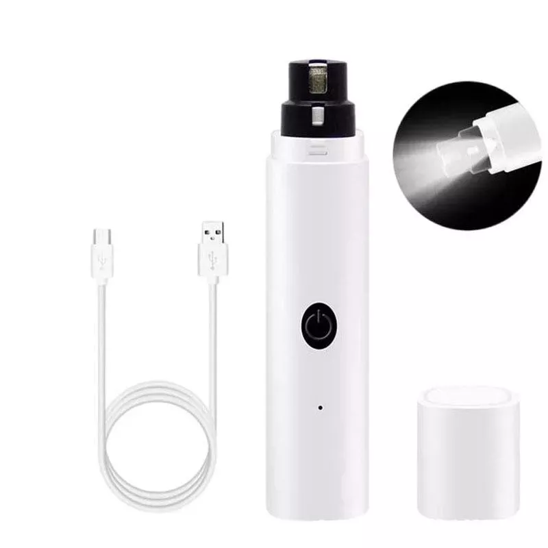 Pet Fully Automatic Nail Grinder With LED Light (2. generace bílá) TopTechnology