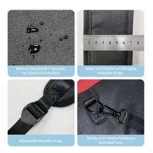 Horisontální batoh pro psy - černý a žlutý, velikost M TopTechnology Horisontální batoh pro psy - černý a žlutý, velikost M TopTechnology