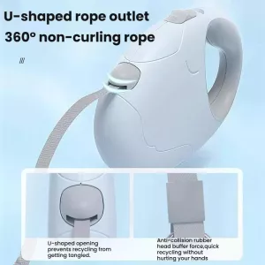 Retrakční vodítko pro malé a střední psy bez zamotání, velikost: 3m (zelené) TopTechnology