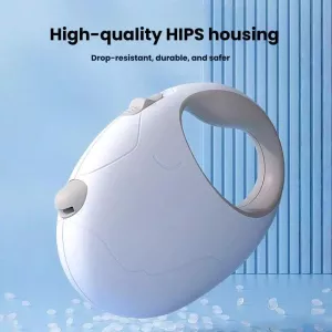 Samonavíjecí vodítko pro malé a střední psy bez zamotání, 3m (šedá modrá) TopTechnology