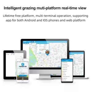 V44 Solární Vodotěsný GPS Tracker pro Skot a Ovce TopTechnology