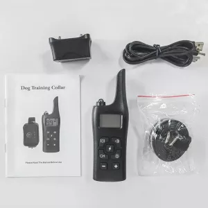 Vodotěsný elektrický obojek na výchovu psů s dálkovým ovládáním a vibrací - černý TopTechnology Vodotěsný elektrický obojek na výchovu psů s dálkovým ovládáním a vibrací - černý TopTechnology